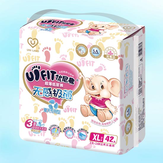 優(yōu)尼弗無感極薄嬰兒紙尿褲XL碼42入