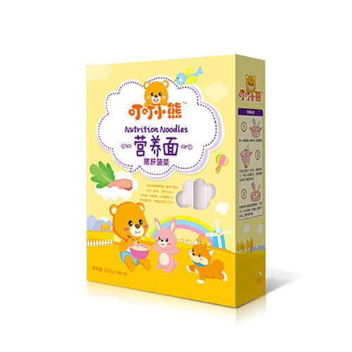 叮叮小熊營(yíng)養(yǎng)面-豬肝菠菜