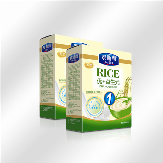 泰斯利優(yōu)+益生元營養(yǎng)米粉盒裝-DHA+AA配方