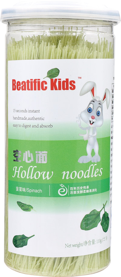 Beatific-Kids菠菜味空心面