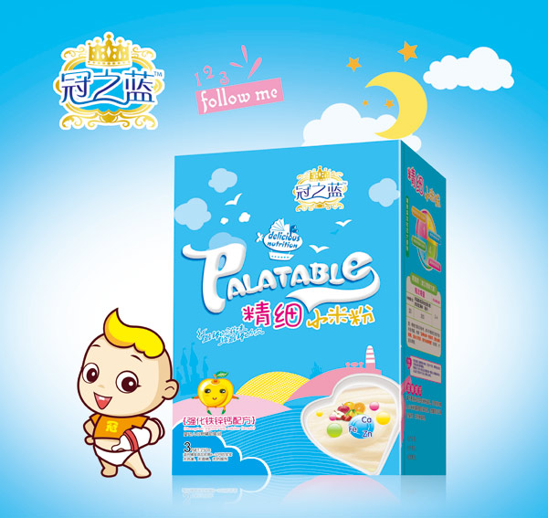 冠之藍(lán)精細(xì)小米(DH高鈣配方)盒裝