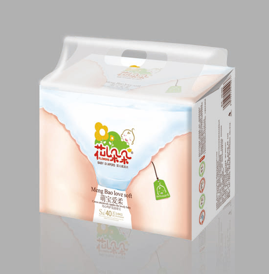 花兒朵朵萌寶愛柔嬰兒紙尿片S碼40片