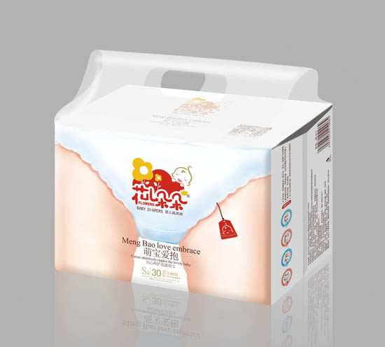 花兒朵朵萌寶愛抱嬰兒紙尿褲S碼30片