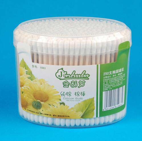 金葫蘆木軸棉簽250支橢圓