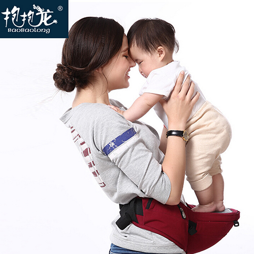 抱抱龍嬰兒單腰凳紅色