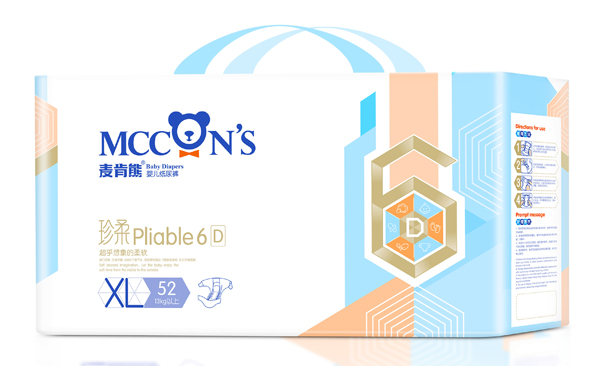 麥肯熊珍柔嬰兒紙尿褲XL52