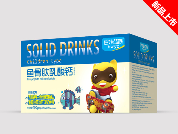 百娃益族魚(yú)骨肽乳酸鈣