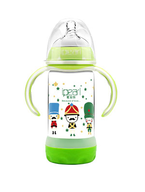 愛貝爾時(shí)尚防爆玻璃奶瓶210ML