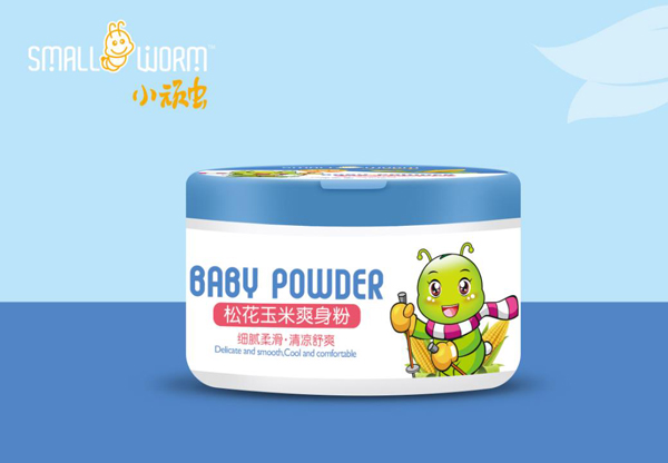 小頑蟲(chóng)嬰兒松花玉米爽身粉