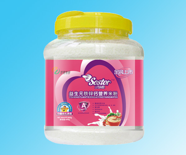 小萌星益生元鐵鋅鈣營養(yǎng)米粉