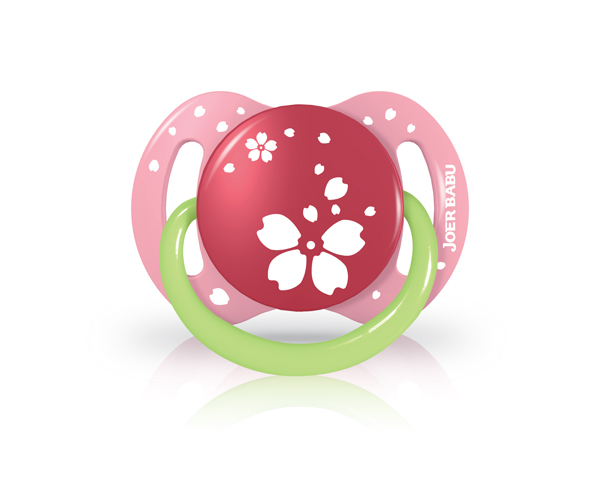 小袋鼠巴布安撫奶嘴紅色