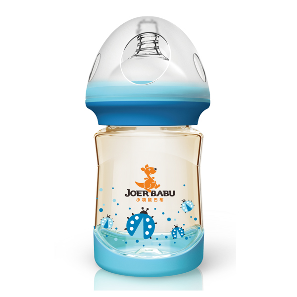 小袋鼠巴布PPSU奶瓶BP-801藍色