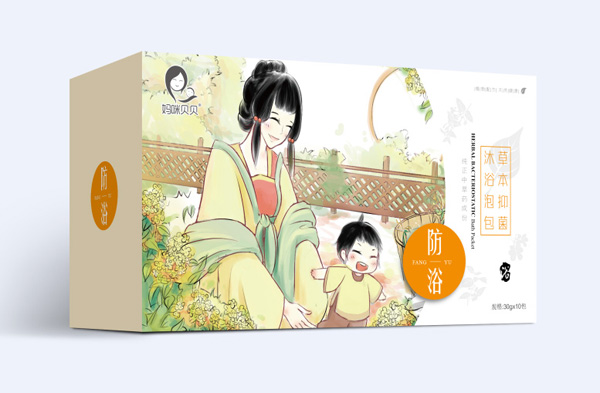 媽咪貝貝沐浴泡包-防浴