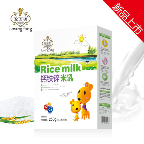 愛茵坊鐵鋅鈣米乳(盒裝)