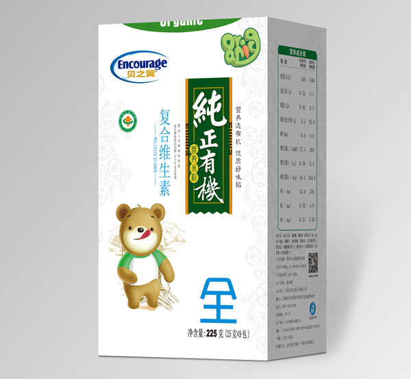 貝之翼復(fù)合維生素純有機米粉-盒裝