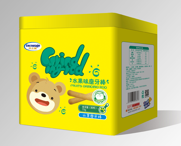 貝之翼水果味磨牙棒鐵盒裝