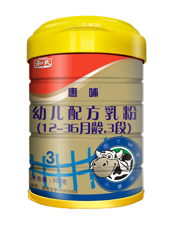 和氏惠哺幼兒配方乳粉3段