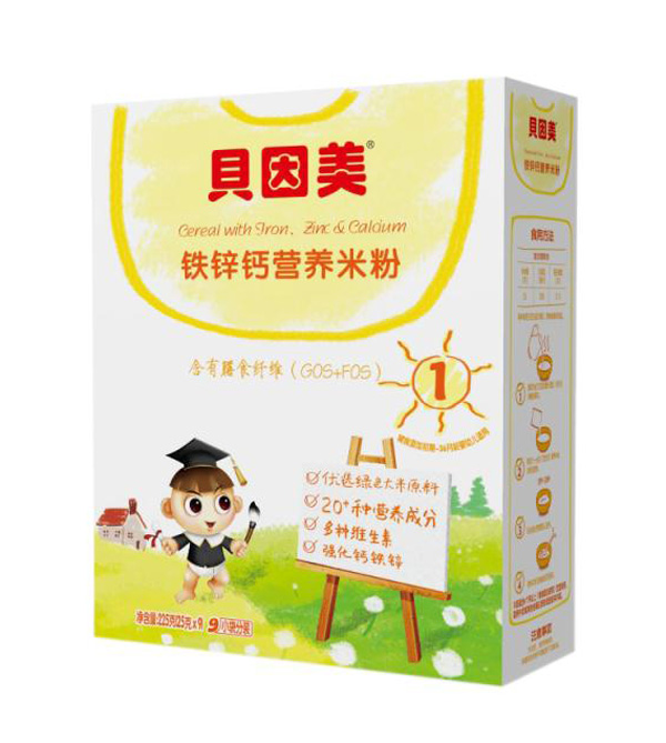 貝因美鐵鋅鈣營養(yǎng)米粉盒裝