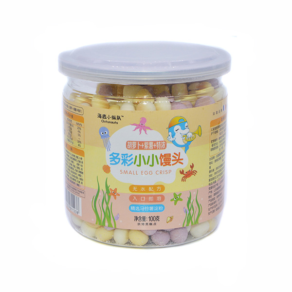 海底小縱隊多彩小小饅頭胡蘿卜+紫薯+特濃