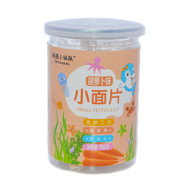 海底小縱隊(duì)小面片胡蘿卜味新品罐裝