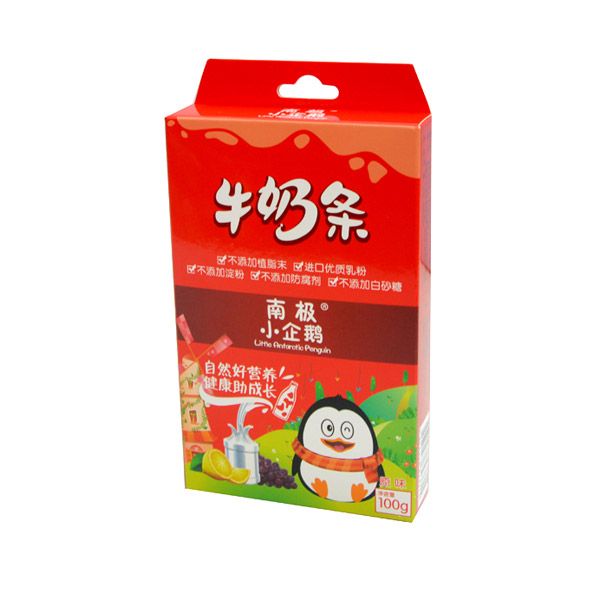 南極小企鵝原味牛奶條100g