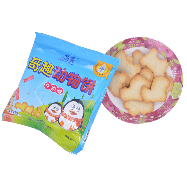 南極小企鵝奇趣動物餅干牛奶味細節(jié)