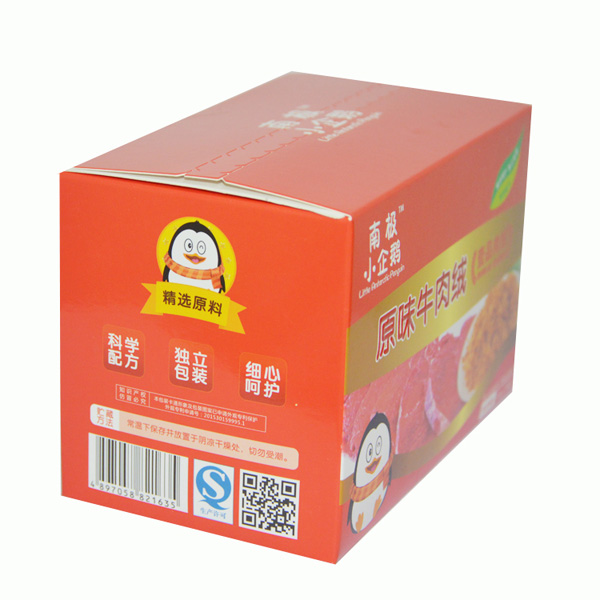 南極小企鵝原味牛肉絨盒裝側面