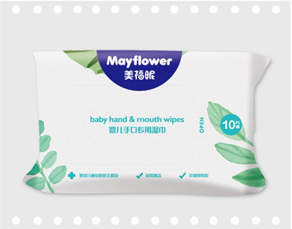 美福昵嬰兒手口專(zhuān)用濕巾10片裝
