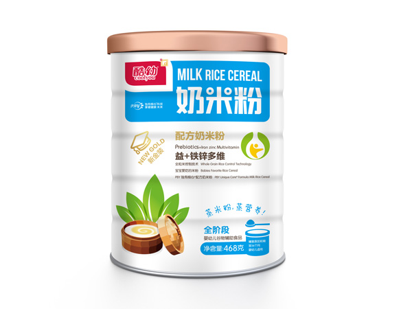 酷幼奶米粉-益+鐵鋅多維-鐵罐