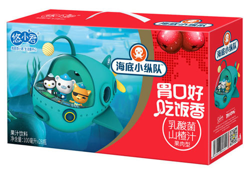 海底小縱隊乳酸菌山楂汁(果肉型)禮盒