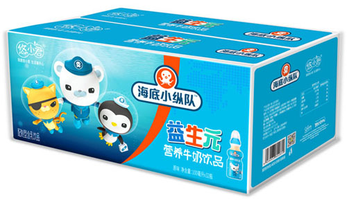 海底小縱隊(duì)益生元營(yíng)養(yǎng)牛奶飲品(原味)箱裝