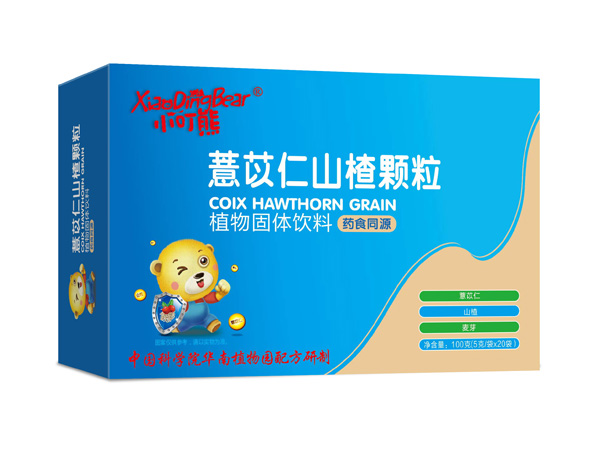 小叮熊薏苡仁山楂顆粒橫版