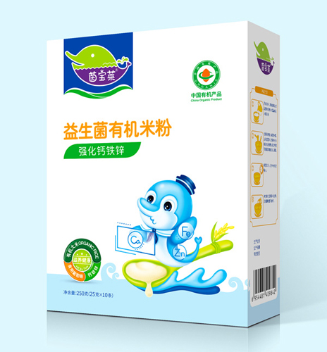 茵寶萊強(qiáng)化鈣鐵鋅益生菌有機(jī)米粉(盒裝)