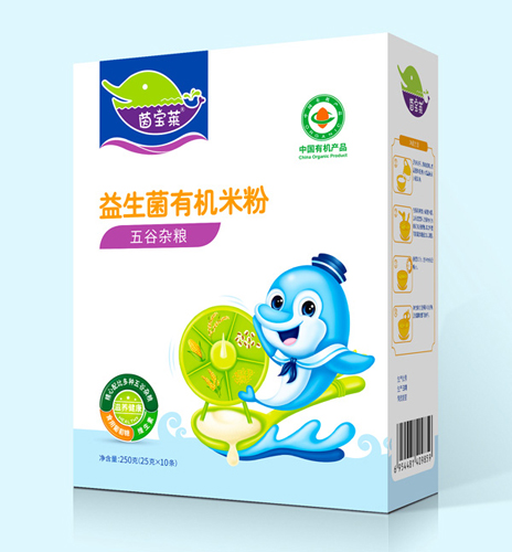 茵寶萊五谷雜糧益生菌有機(jī)米粉(盒裝)