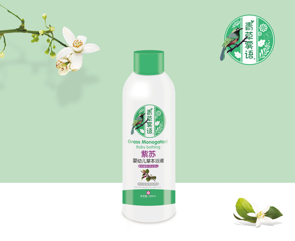 青草霧語(yǔ)紫蘇嬰幼兒草本浴液 600