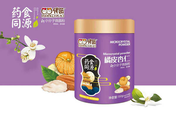 伴茁橘皮杏仁小分子微晶粉