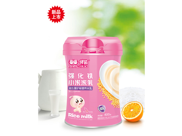 伴茁強(qiáng)化鐵小米米乳-益生菌護(hù)暢營(yíng)養(yǎng)米乳400g