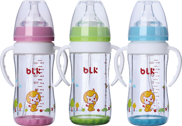 貝樂康安全玻璃自動奶瓶180ml