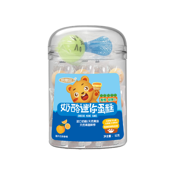 倍思貝奶酪迷你蛋糕香橙胡蘿卜味