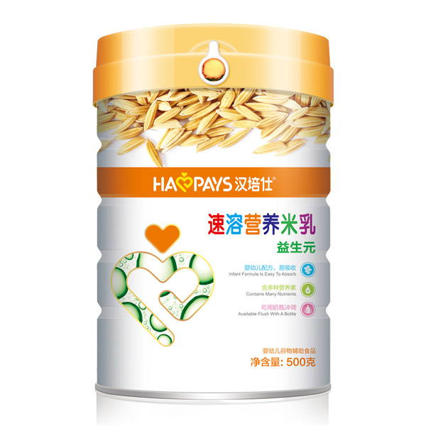 漢培仕速溶營養(yǎng)米乳復合益生元聽裝