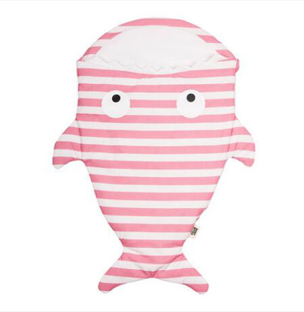 西班牙baby bites迷你小鯊魚睡袋 粉色
