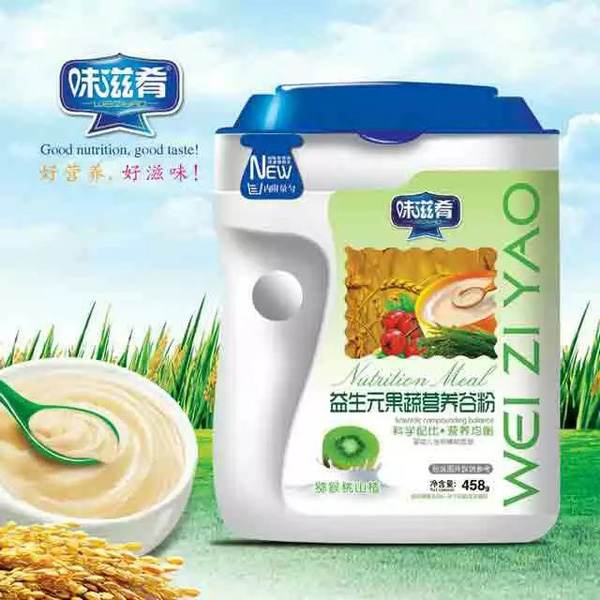 味滋肴益生元果蔬營養(yǎng)谷粉-獼猴桃山楂 聽裝