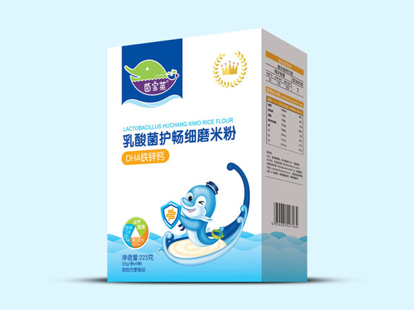 茵寶萊乳酸菌護暢細(xì)磨米粉-DHA鐵鋅鈣盒裝