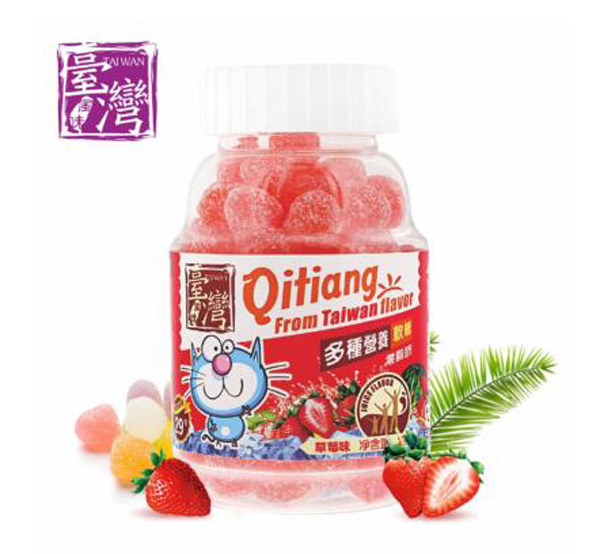 齊天蓋牌多種營養(yǎng)軟糖(草莓味)
