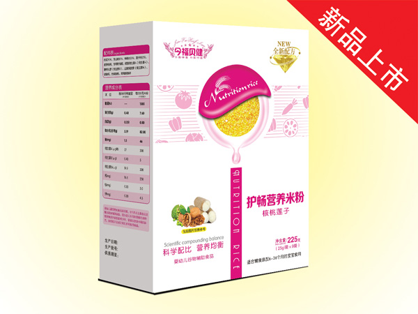 今福貝健護(hù)暢營養(yǎng)米粉-核桃蓮子盒裝