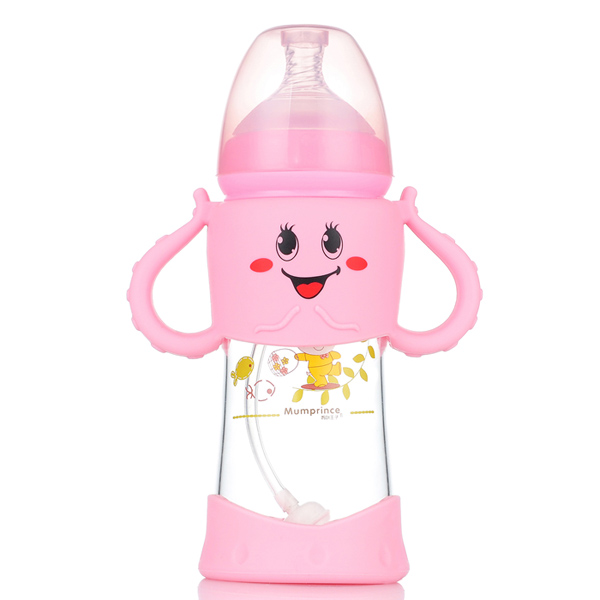 媽咪王子寬口晶鉆玻璃自動吸卡通奶瓶260ml 粉色.jpg 媽咪王子寬口晶鉆玻璃自動吸卡通奶瓶260ml 粉色.jpg