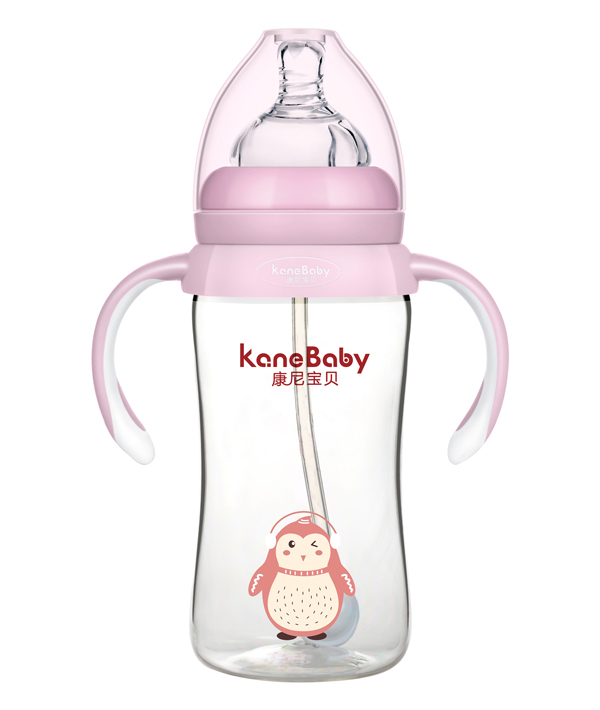 康尼寶貝PPSU奶瓶8203-粉色