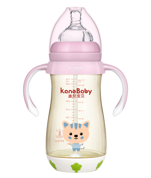 康尼寶貝PPSU奶瓶8205-粉色
