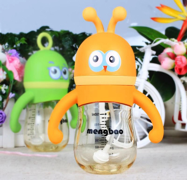 盟寶機(jī)器人奶瓶 橙色