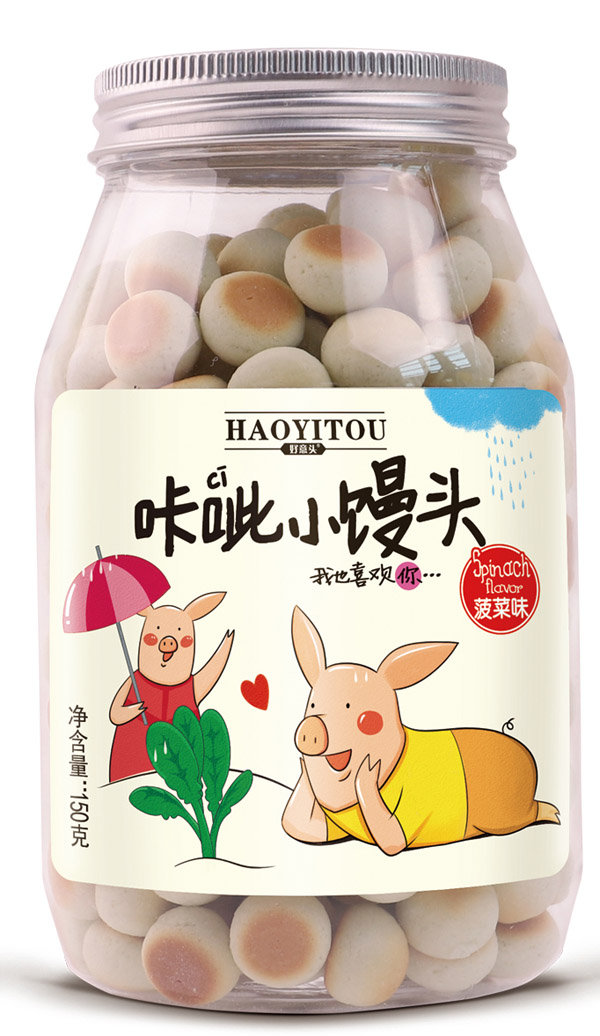 好意頭咔呲小饅頭 菠菜味.jpg 好意頭咔呲小饅頭 菠菜味.jpg